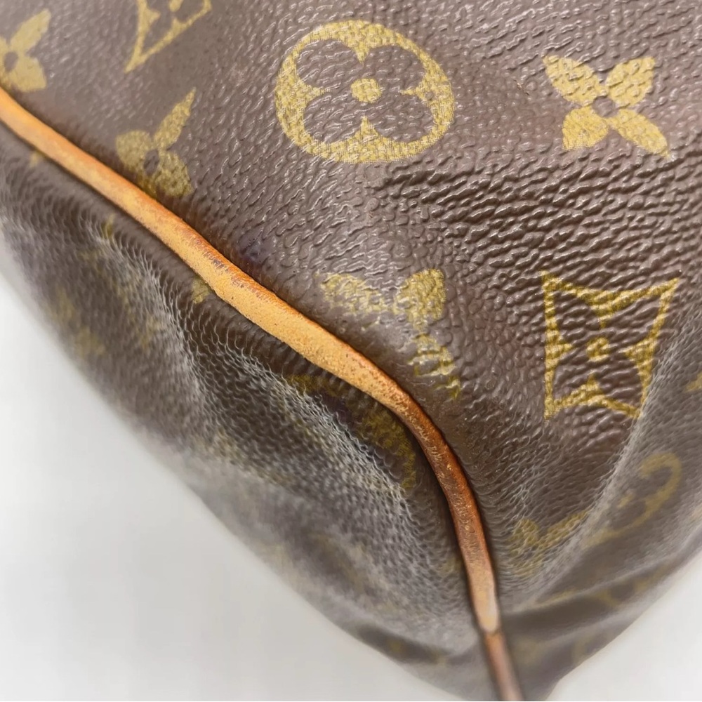 Auth Louis Vuitton Monogram Old Speedy 35  Handbag W/Dustbag/Lock - Picture 9 of 16